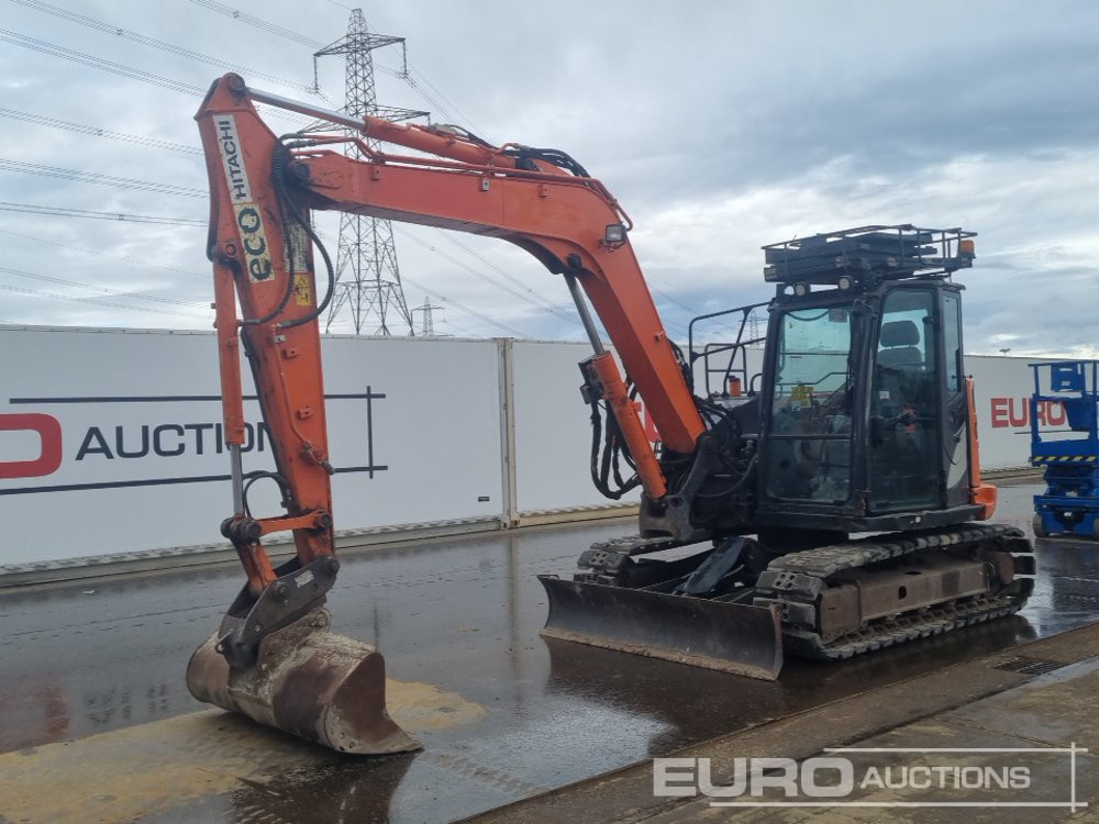2018 Hitachi ZX85USB-5A - Мини багер: снимка 1 2018 Hitachi ZX85USB-5A - Мини багер: снимка 1