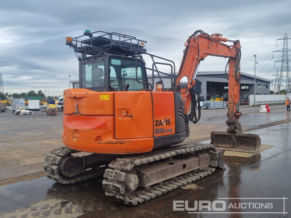 2018 Hitachi ZX85USB-5A - Мини багер: снимка 5 2018 Hitachi ZX85USB-5A - Мини багер: снимка 5