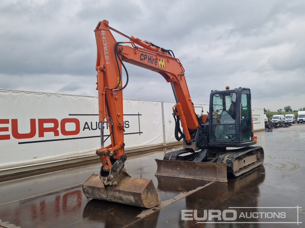 2018 Hitachi ZX85USB-5A - Мини багер: снимка 1 2018 Hitachi ZX85USB-5A - Мини багер: снимка 1