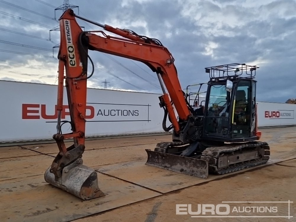 2018 Hitachi ZX85USB-5A - Мини багер: снимка 1 2018 Hitachi ZX85USB-5A - Мини багер: снимка 1