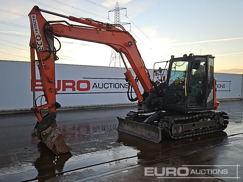 2018 Hitachi ZX85USB-5A - Мини багер: снимка 1 2018 Hitachi ZX85USB-5A - Мини багер: снимка 1