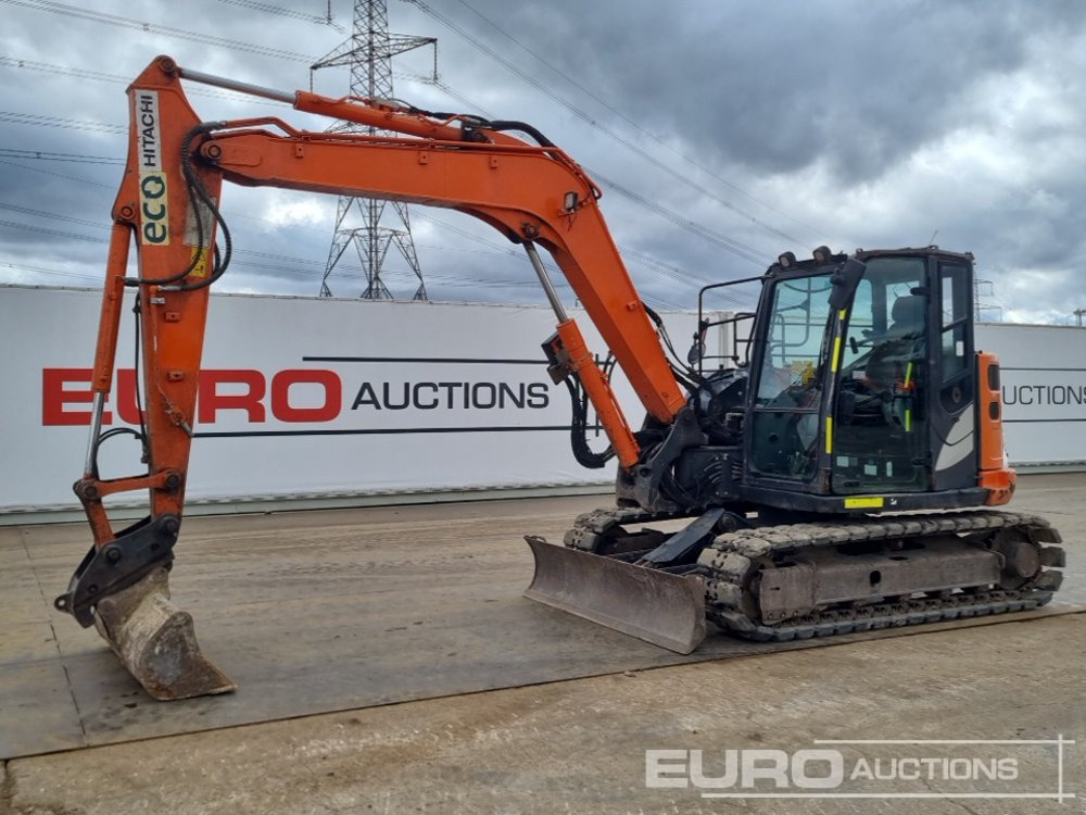 2018 Hitachi ZX85USB-5A - Мини багер: снимка 1 2018 Hitachi ZX85USB-5A - Мини багер: снимка 1