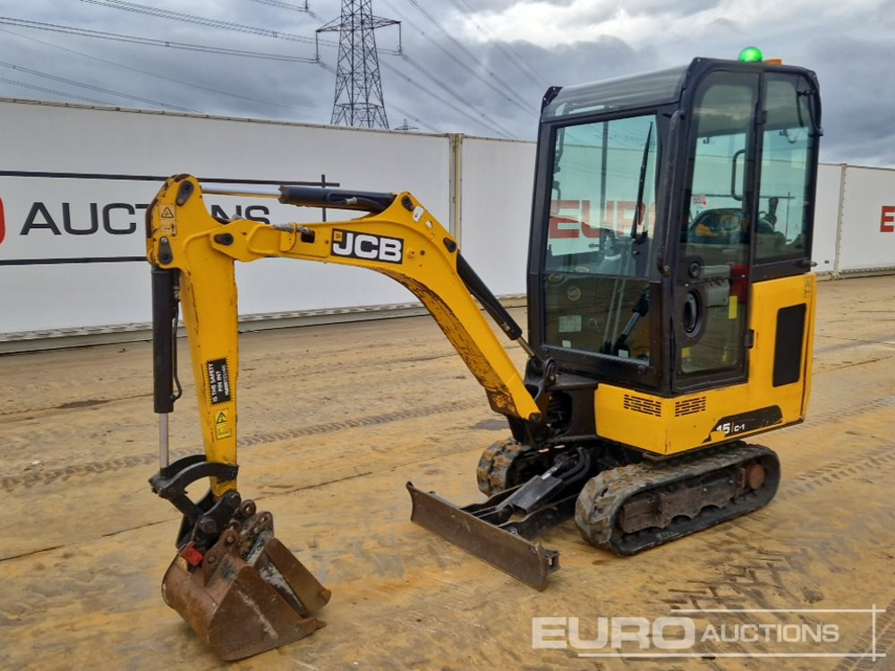 2018 JCB 15C-1 - Мини багер: снимка 1 2018 JCB 15C-1 - Мини багер: снимка 1