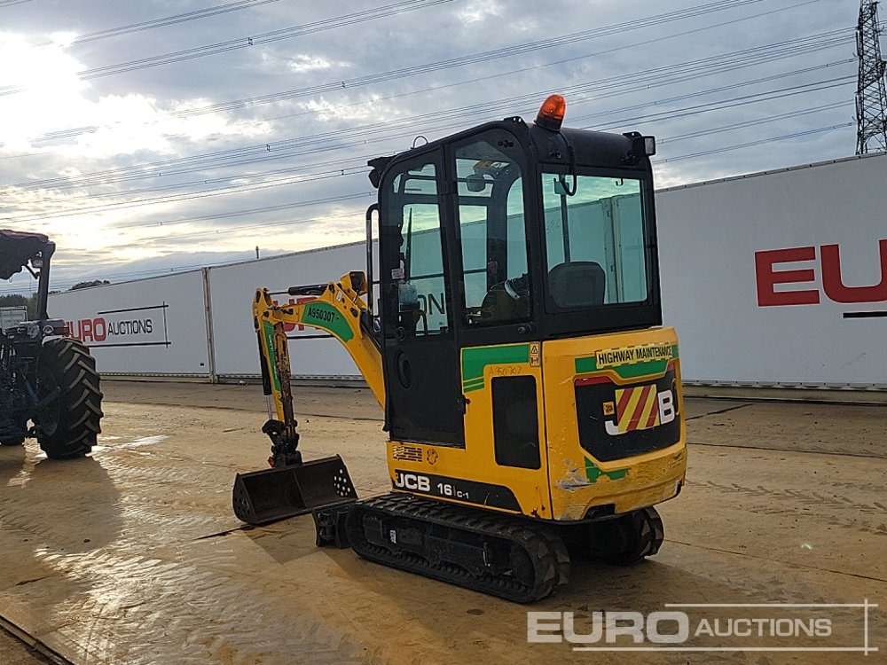 2018 JCB 16C-1 - Мини багер: снимка 3 2018 JCB 16C-1 - Мини багер: снимка 3