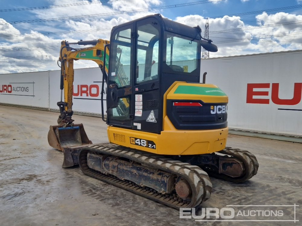 2018 JCB 48Z-1 - Мини багер: снимка 3 2018 JCB 48Z-1 - Мини багер: снимка 3