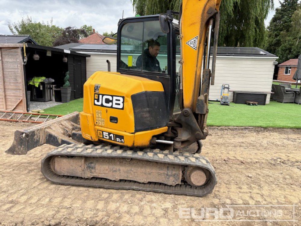 2018 JCB 51R-1 - Мини багер: снимка 3 2018 JCB 51R-1 - Мини багер: снимка 3