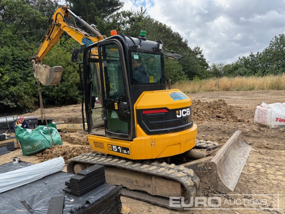 2018 JCB 51R-1 - Мини багер: снимка 1 2018 JCB 51R-1 - Мини багер: снимка 1
