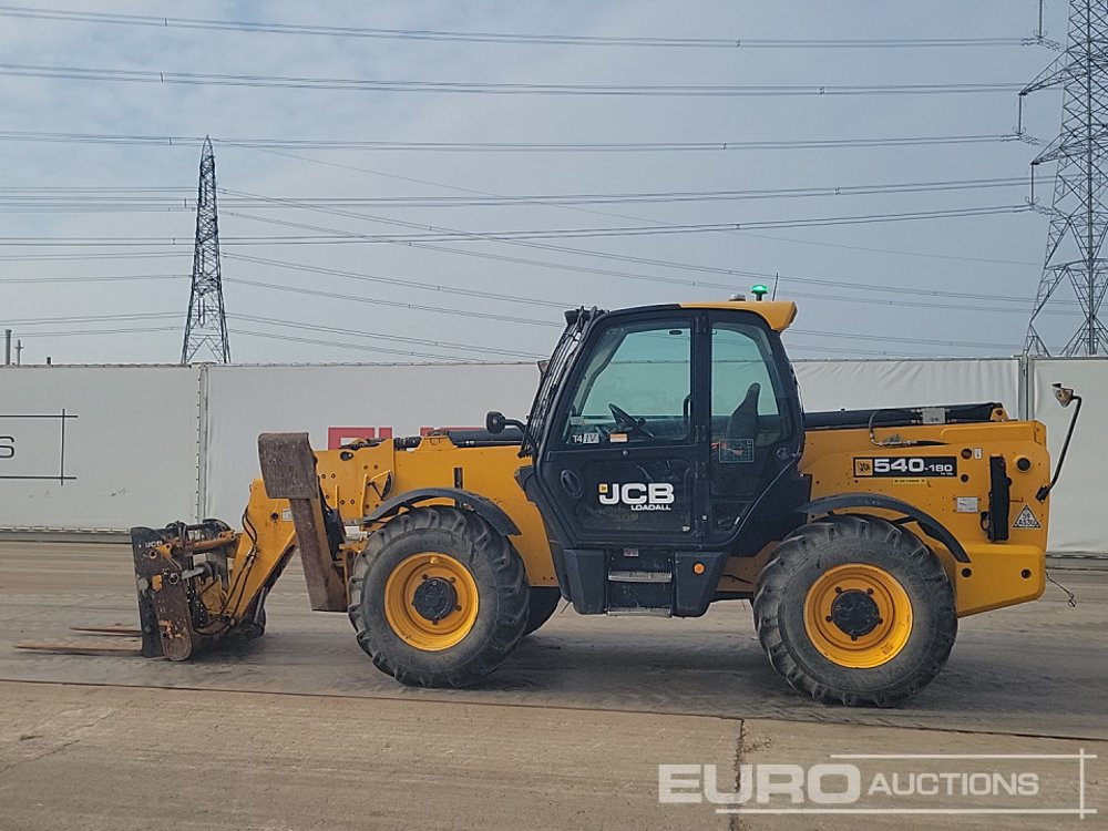 2018 JCB 540-180 Hi Viz - Телескопичен товарач: снимка 2 2018 JCB 540-180 Hi Viz - Телескопичен товарач: снимка 2