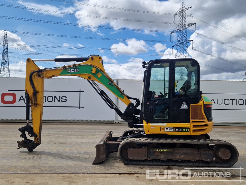 2018 JCB 85Z-1 ECO - Мини багер: снимка 2 2018 JCB 85Z-1 ECO - Мини багер: снимка 2