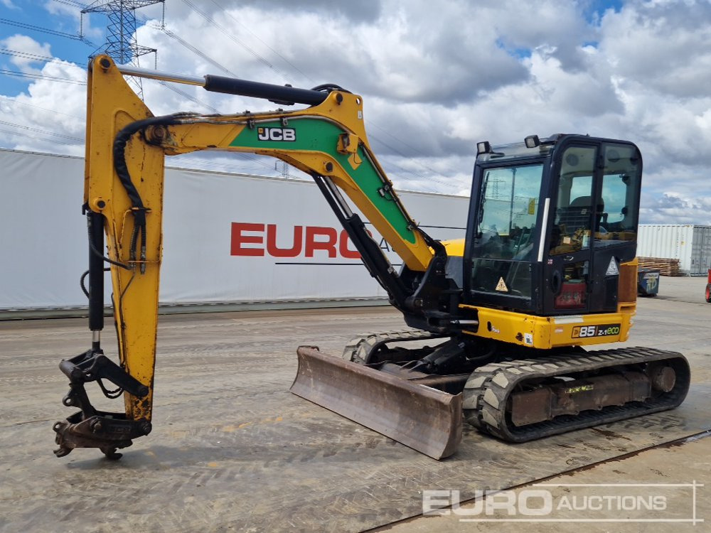 2018 JCB 85Z-1 ECO - Мини багер: снимка 1 2018 JCB 85Z-1 ECO - Мини багер: снимка 1