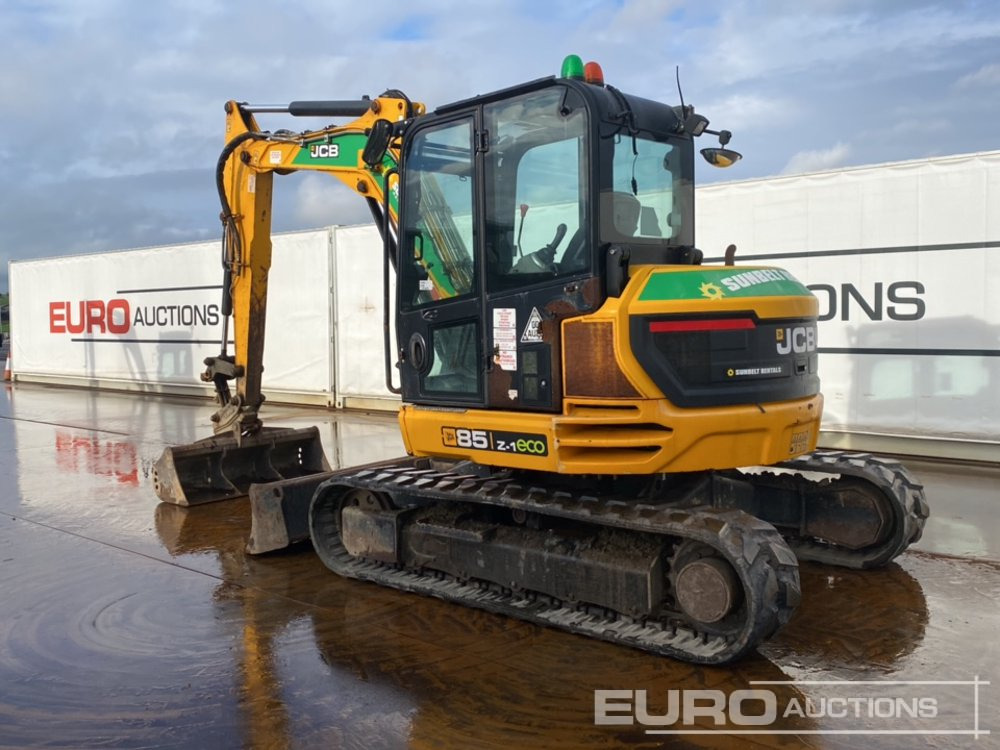 2018 JCB 85Z-1 ECO - Мини багер: снимка 3 2018 JCB 85Z-1 ECO - Мини багер: снимка 3