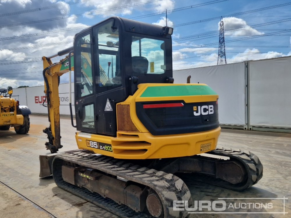 2018 JCB 85Z-1 ECO - Мини багер: снимка 3 2018 JCB 85Z-1 ECO - Мини багер: снимка 3