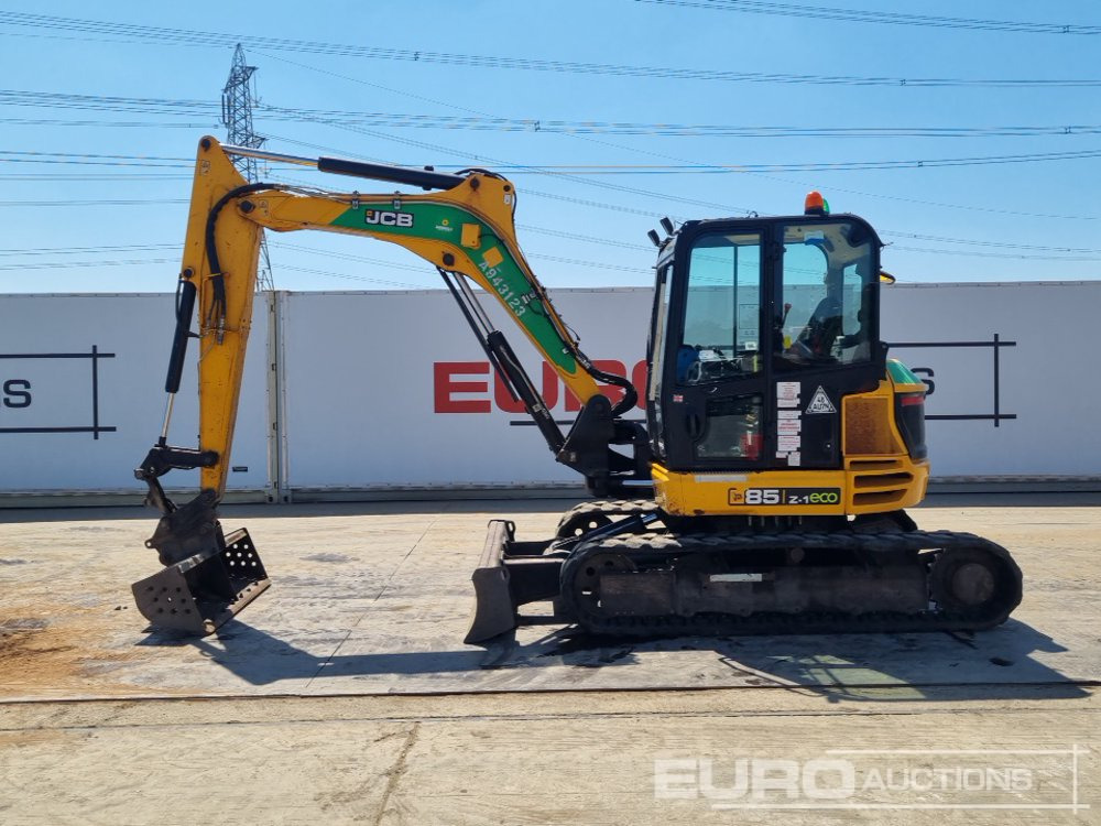 2018 JCB 85Z-1 - Мини багер: снимка 2 2018 JCB 85Z-1 - Мини багер: снимка 2
