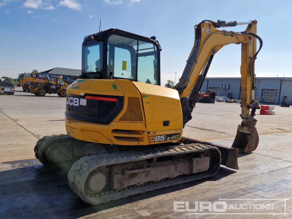 2018 JCB 85Z-1 - Мини багер: снимка 5 2018 JCB 85Z-1 - Мини багер: снимка 5