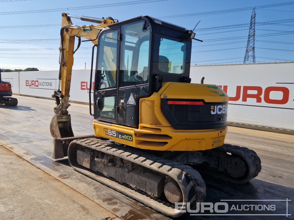 2018 JCB 85Z-1 - Мини багер: снимка 3 2018 JCB 85Z-1 - Мини багер: снимка 3