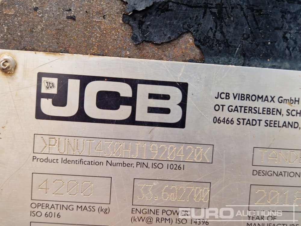 Валяк 2018 JCB VMT430: снимка 37