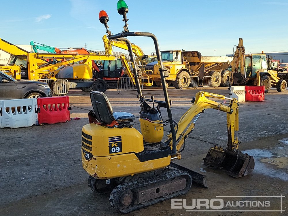 2018 Komatsu PC09-1 - Мини багер: снимка 5 2018 Komatsu PC09-1 - Мини багер: снимка 5