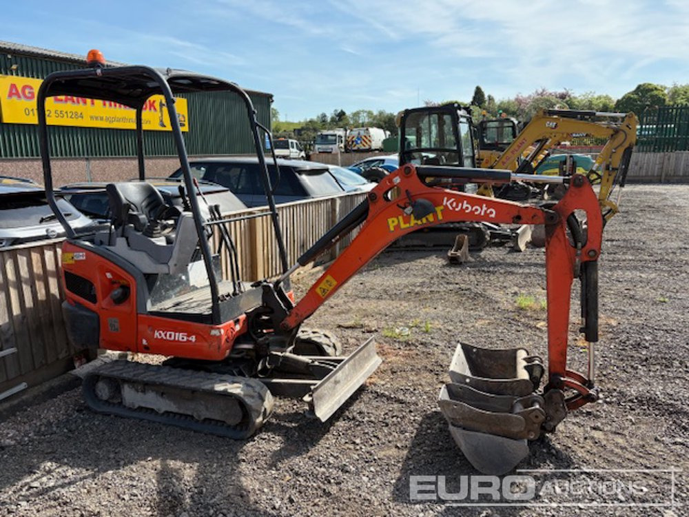 2018 Kubota KX016-4 - Мини багер: снимка 3 2018 Kubota KX016-4 - Мини багер: снимка 3