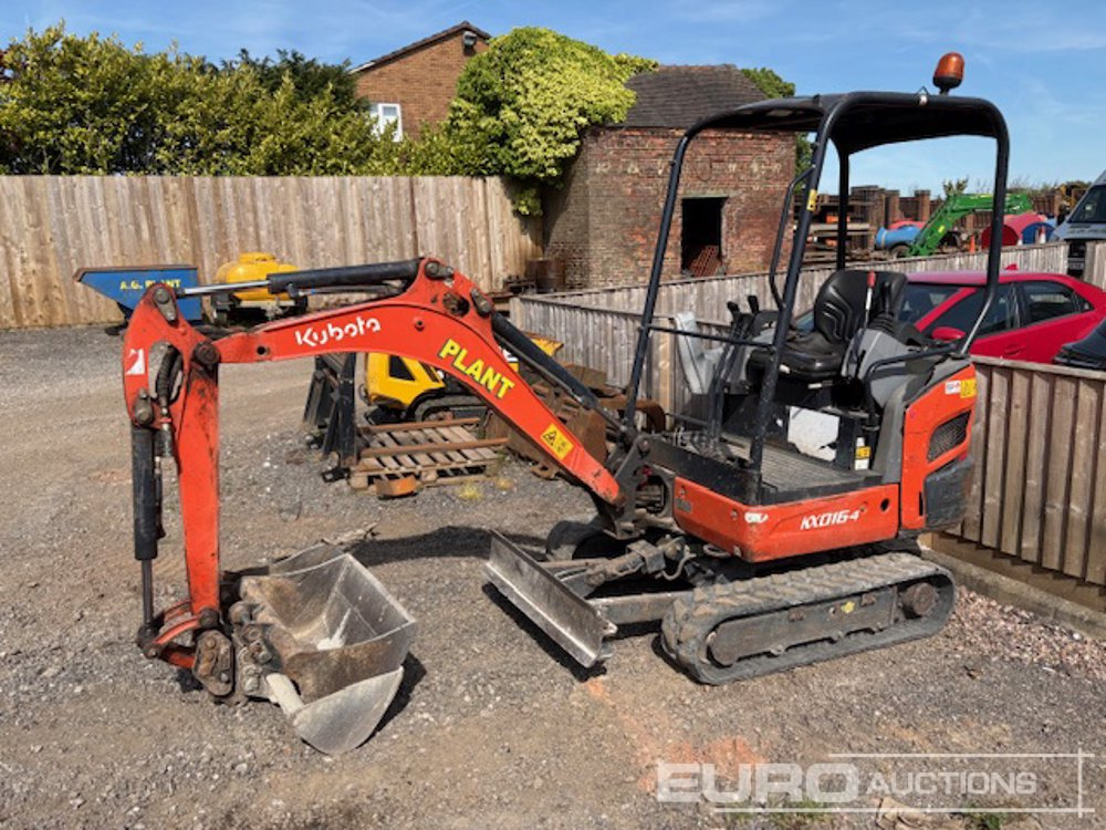 2018 Kubota KX016-4 - Мини багер: снимка 1 2018 Kubota KX016-4 - Мини багер: снимка 1