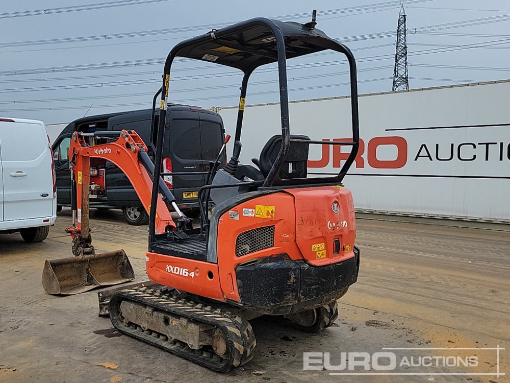 2018 Kubota KX016-4 - Мини багер: снимка 3 2018 Kubota KX016-4 - Мини багер: снимка 3