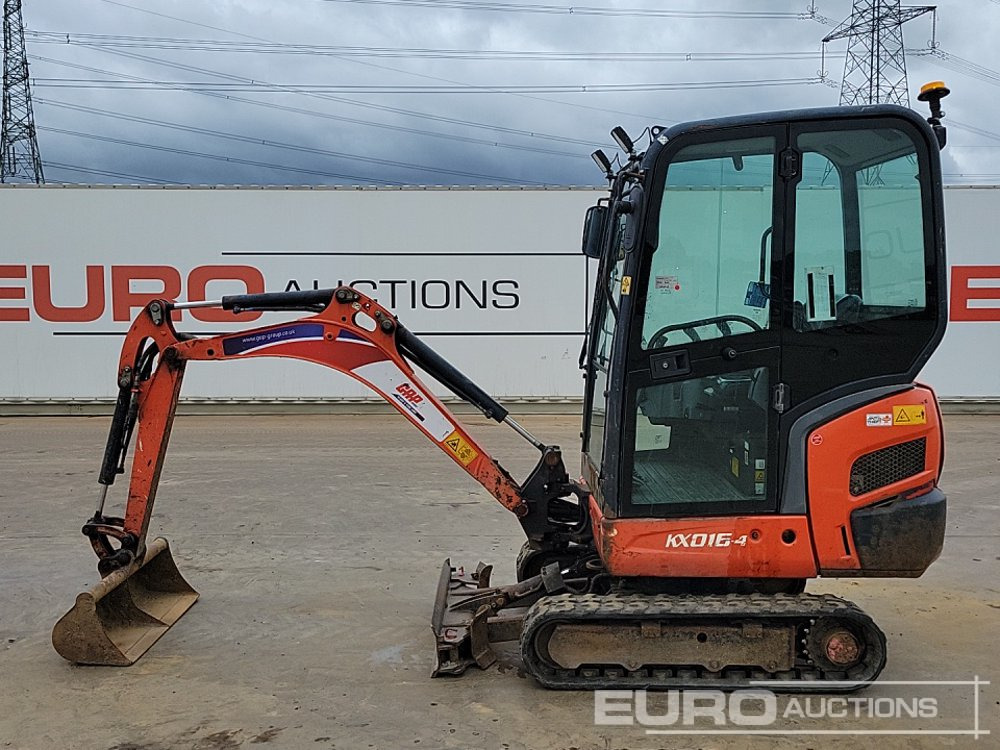 2018 Kubota KX016-4 - Мини багер: снимка 2 2018 Kubota KX016-4 - Мини багер: снимка 2
