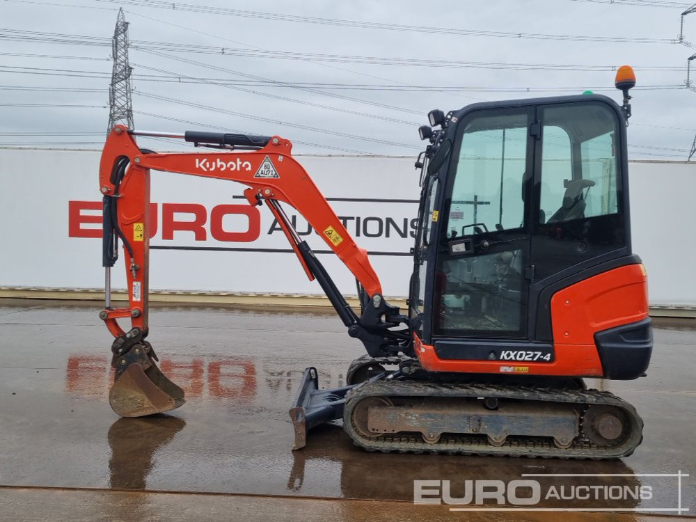 2018 Kubota KX027-4 - Мини багер: снимка 2 2018 Kubota KX027-4 - Мини багер: снимка 2