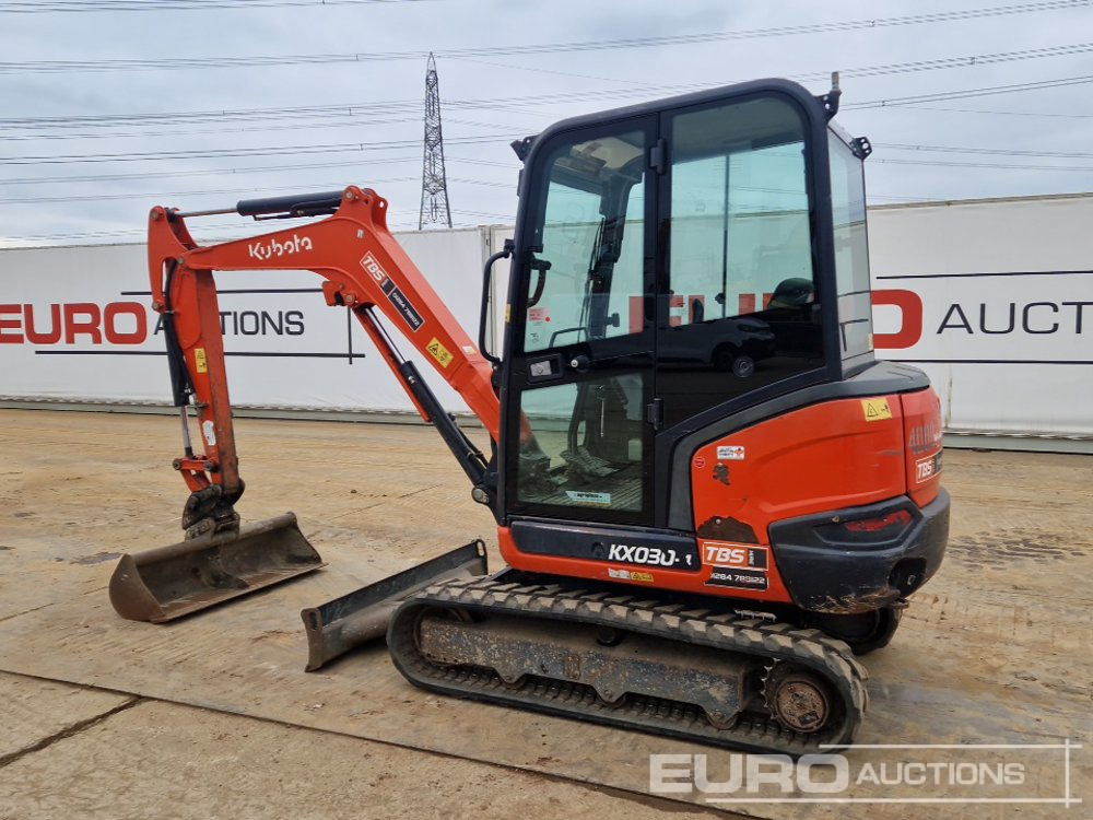 2018 Kubota KX030-4 - Мини багер: снимка 3 2018 Kubota KX030-4 - Мини багер: снимка 3