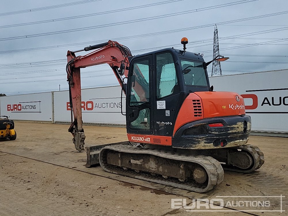 2018 Kubota KX080-4A - Мини багер: снимка 3 2018 Kubota KX080-4A - Мини багер: снимка 3