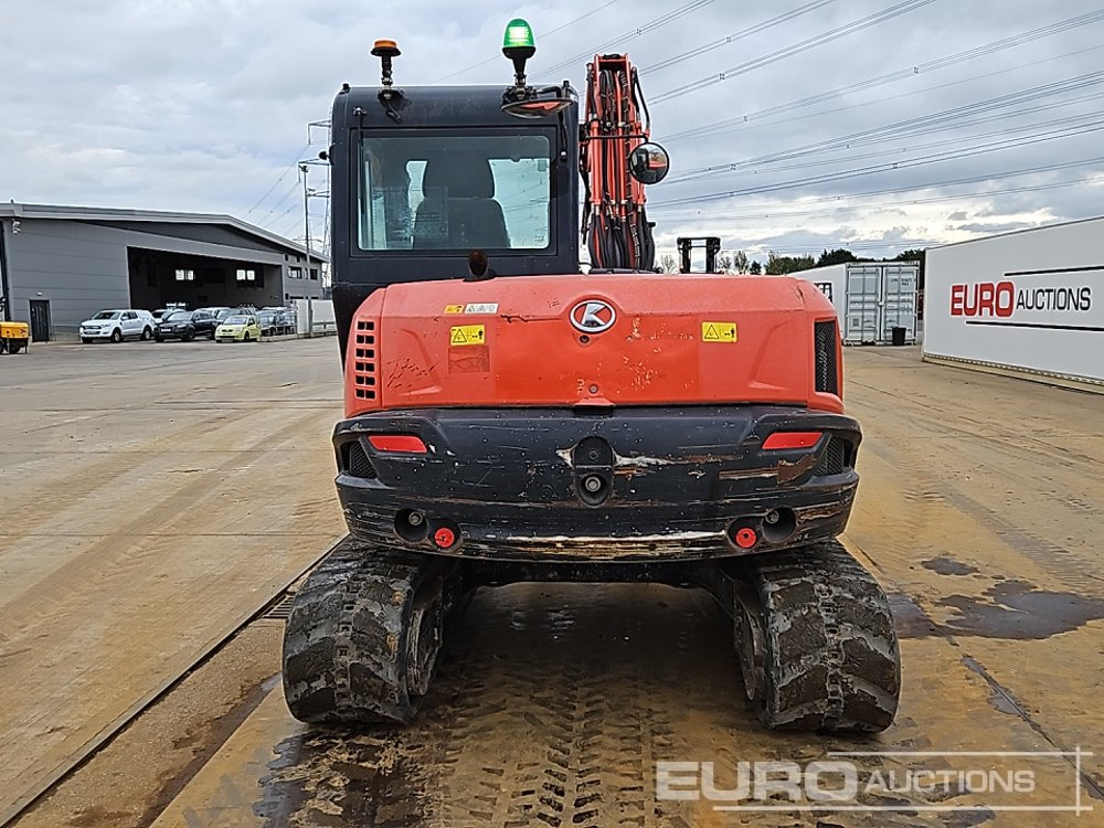 2018 Kubota KX080-4A - Мини багер: снимка 4 2018 Kubota KX080-4A - Мини багер: снимка 4