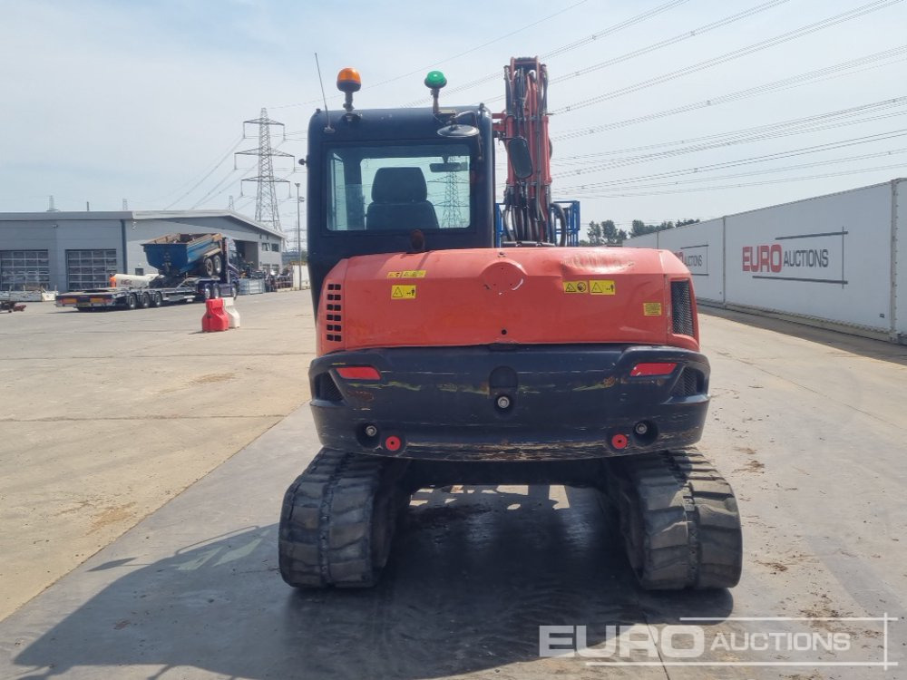 2018 Kubota KX080-4A - Мини багер: снимка 4 2018 Kubota KX080-4A - Мини багер: снимка 4