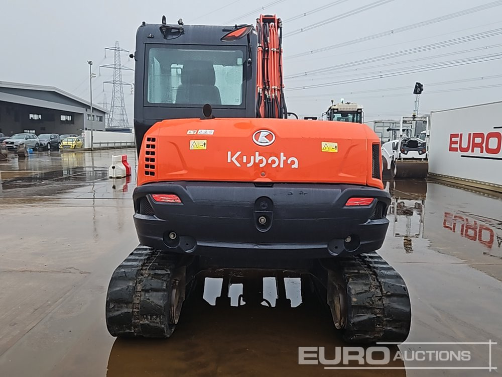 2018 Kubota KX080-4A - Мини багер: снимка 5 2018 Kubota KX080-4A - Мини багер: снимка 5