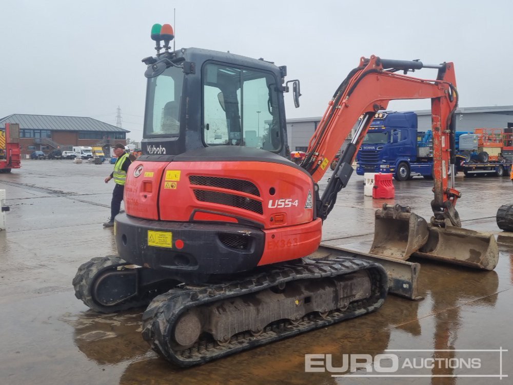 2018 Kubota U55-4 - Мини багер: снимка 5 2018 Kubota U55-4 - Мини багер: снимка 5