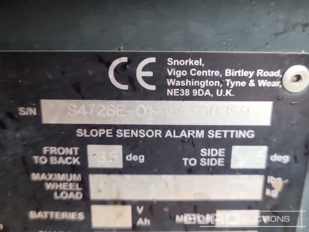 Работна площадка 2018 Snorkel S4726E: снимка 29 Работна площадка 2018 Snorkel S4726E: снимка 29