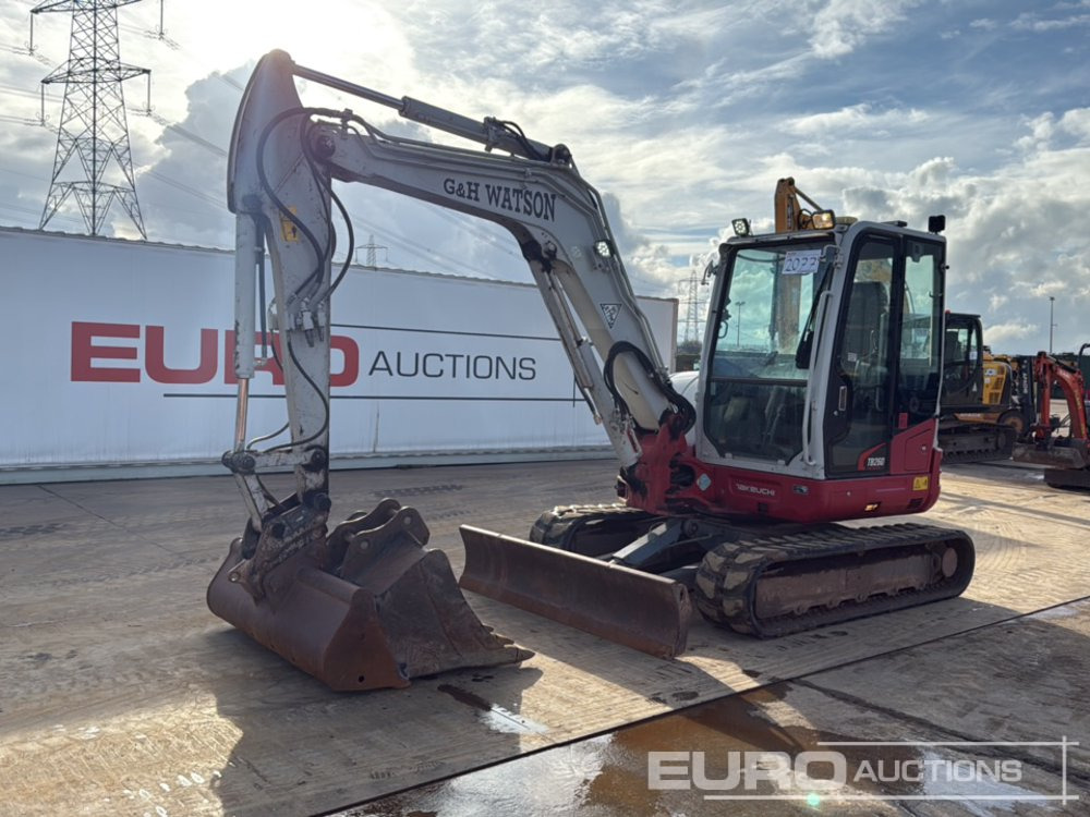 2018 Takeuchi TB260 - Мини багер: снимка 1 2018 Takeuchi TB260 - Мини багер: снимка 1