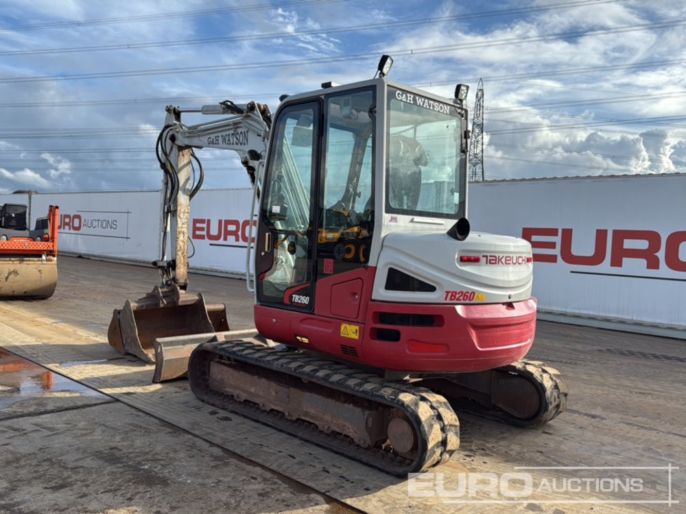 2018 Takeuchi TB260 - Мини багер: снимка 3 2018 Takeuchi TB260 - Мини багер: снимка 3
