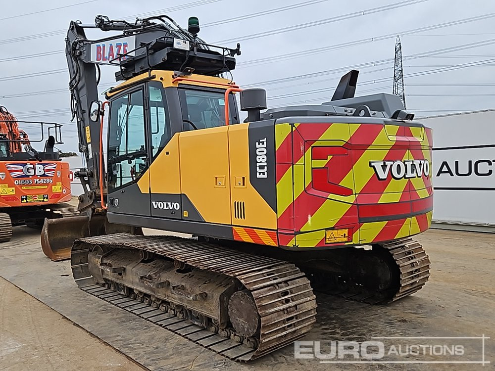 2018 Volvo EC180EL - Верижен багер: снимка 3 2018 Volvo EC180EL - Верижен багер: снимка 3