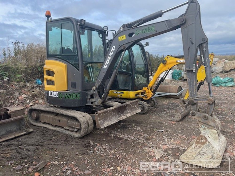 2018 Volvo ECR25D - Мини багер: снимка 1 2018 Volvo ECR25D - Мини багер: снимка 1