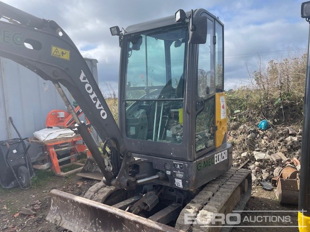 2018 Volvo ECR25D - Мини багер: снимка 3 2018 Volvo ECR25D - Мини багер: снимка 3