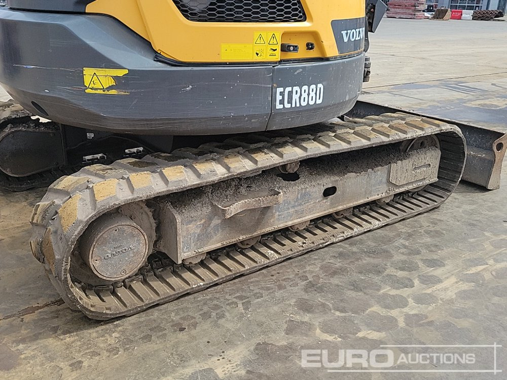 Мини багер 2018 Volvo ECR88D: снимка 14