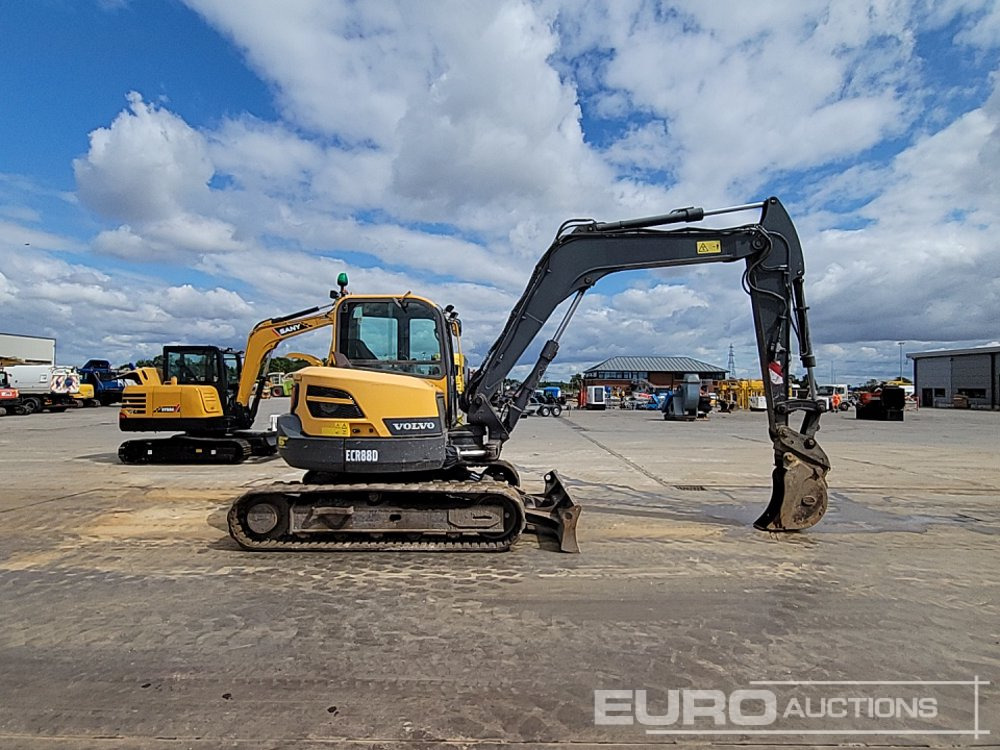 Мини багер 2018 Volvo ECR88D: снимка 6