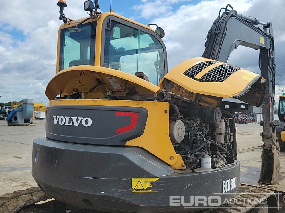 Мини багер 2018 Volvo ECR88D: снимка 43