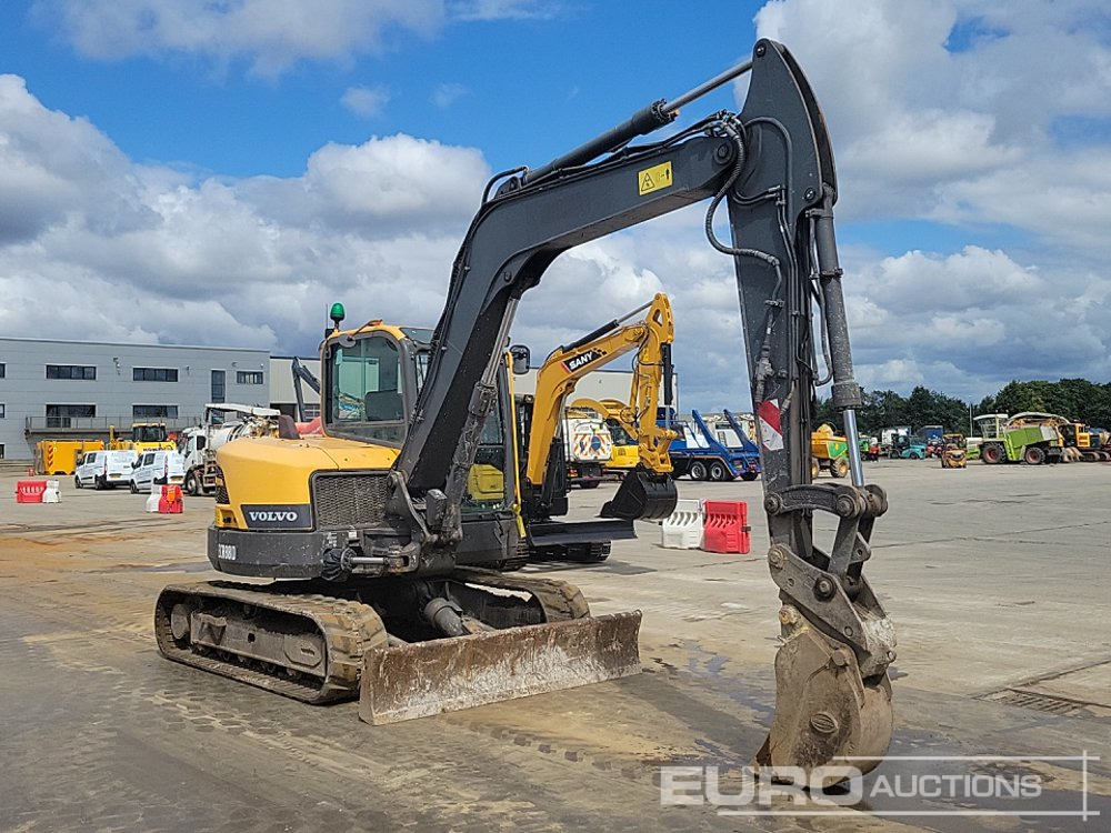 Мини багер 2018 Volvo ECR88D: снимка 7