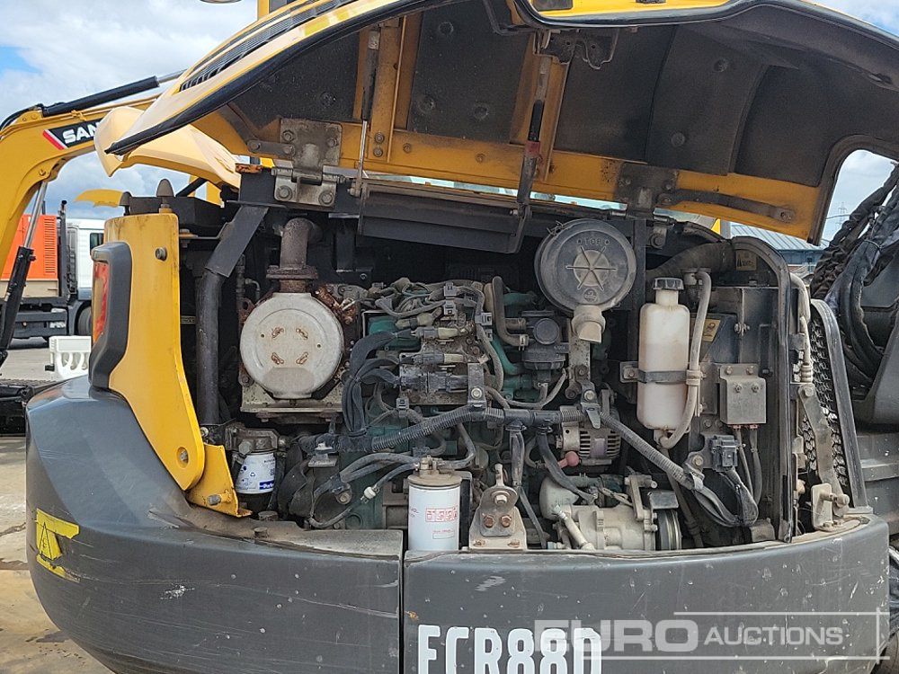 Мини багер 2018 Volvo ECR88D: снимка 46