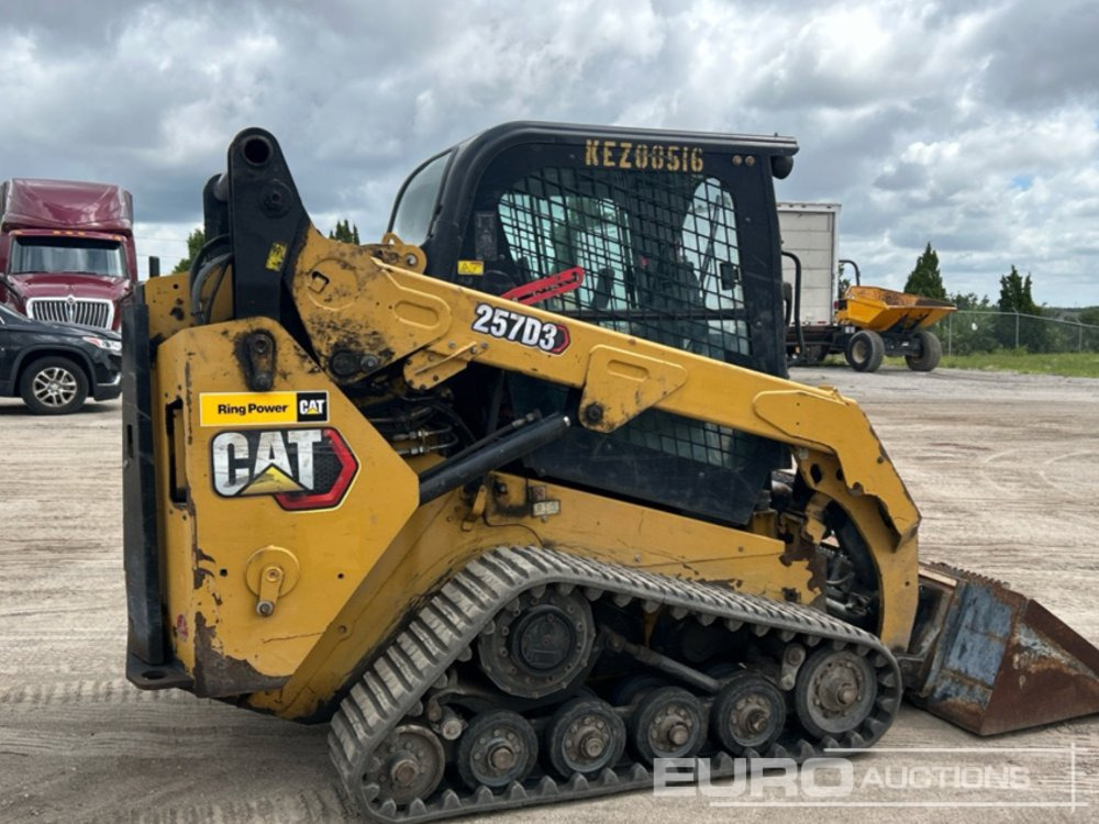 2019 CAT 257D3 - Мини челен товарач: снимка 2 2019 CAT 257D3 - Мини челен товарач: снимка 2