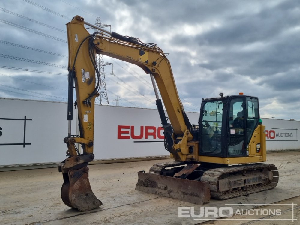 2019 CAT 308CR - Мини багер: снимка 1 2019 CAT 308CR - Мини багер: снимка 1