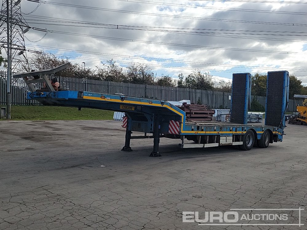 2019 Gurlesenyil Twin Axle Step Frame Low Loader Trailer, Outriggers, Winch, Hydraulic Fliptoe Ramps - Нискорамна площадка полуремарке: снимка 1 2019 Gurlesenyil Twin Axle Step Frame Low Loader Trailer, Outriggers, Winch, Hydraulic Fliptoe Ramps - Нискорамна площадка полуремарке: снимка 1