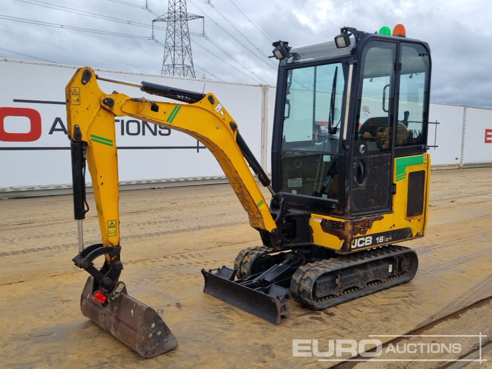 2019 JCB 16C-1 - Мини багер: снимка 1 2019 JCB 16C-1 - Мини багер: снимка 1