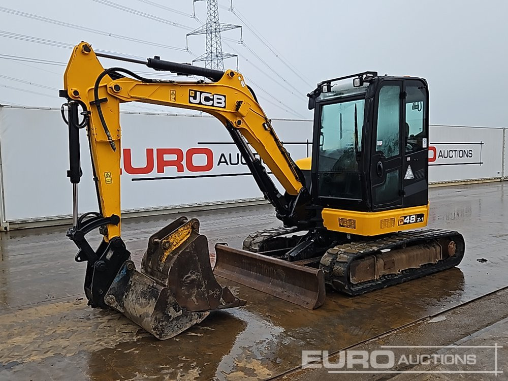 2019 JCB 48Z-1 - Мини багер: снимка 1 2019 JCB 48Z-1 - Мини багер: снимка 1