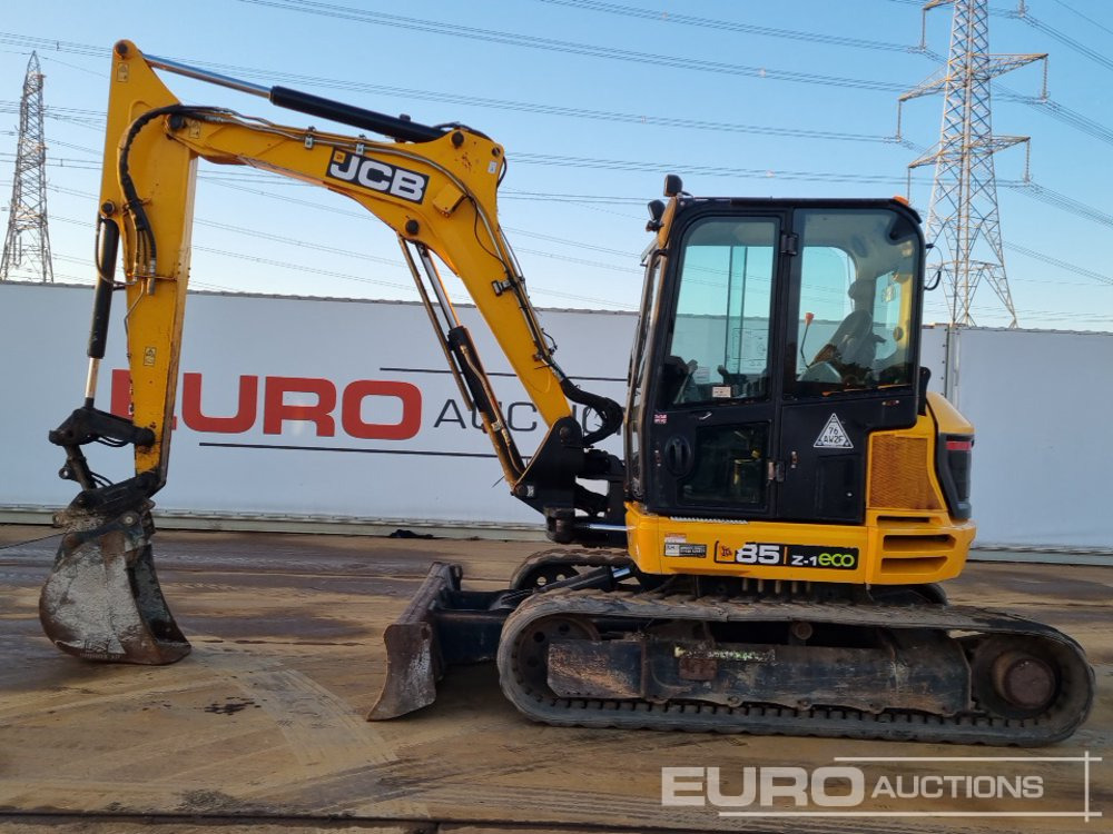 2019 JCB 85Z-1 ECO - Мини багер: снимка 2 2019 JCB 85Z-1 ECO - Мини багер: снимка 2