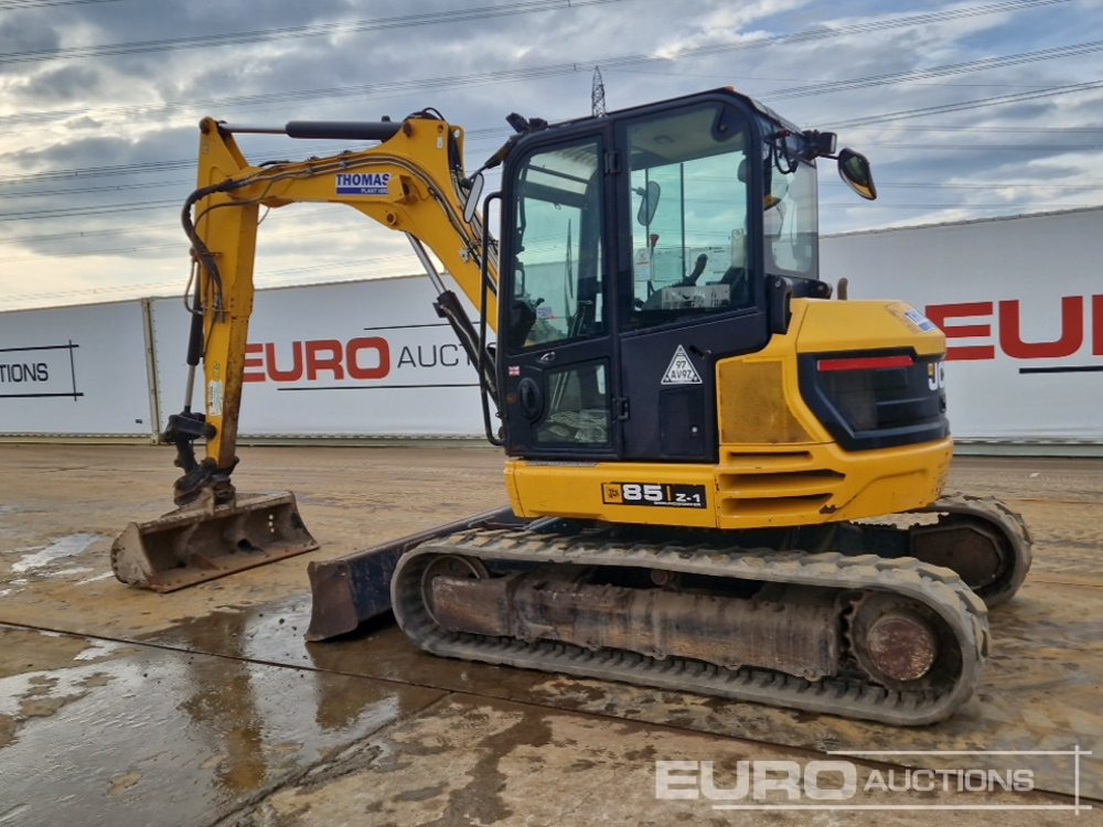 2019 JCB 85Z-1 - Мини багер: снимка 3 2019 JCB 85Z-1 - Мини багер: снимка 3